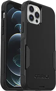 OtterBox iPhone 12 & iPhone 12 Pro Commuter Series Case – Black: Slim, Tough, and Pocket-Friendly with Port Protection